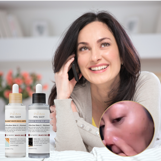 PORELYSS™ Huokoshoito Riisiampulli Duo